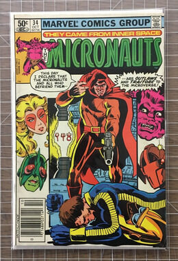 Micronauts #34 Oct - Layton - Janson - Marvel Comic (1981) 4.5-5.5